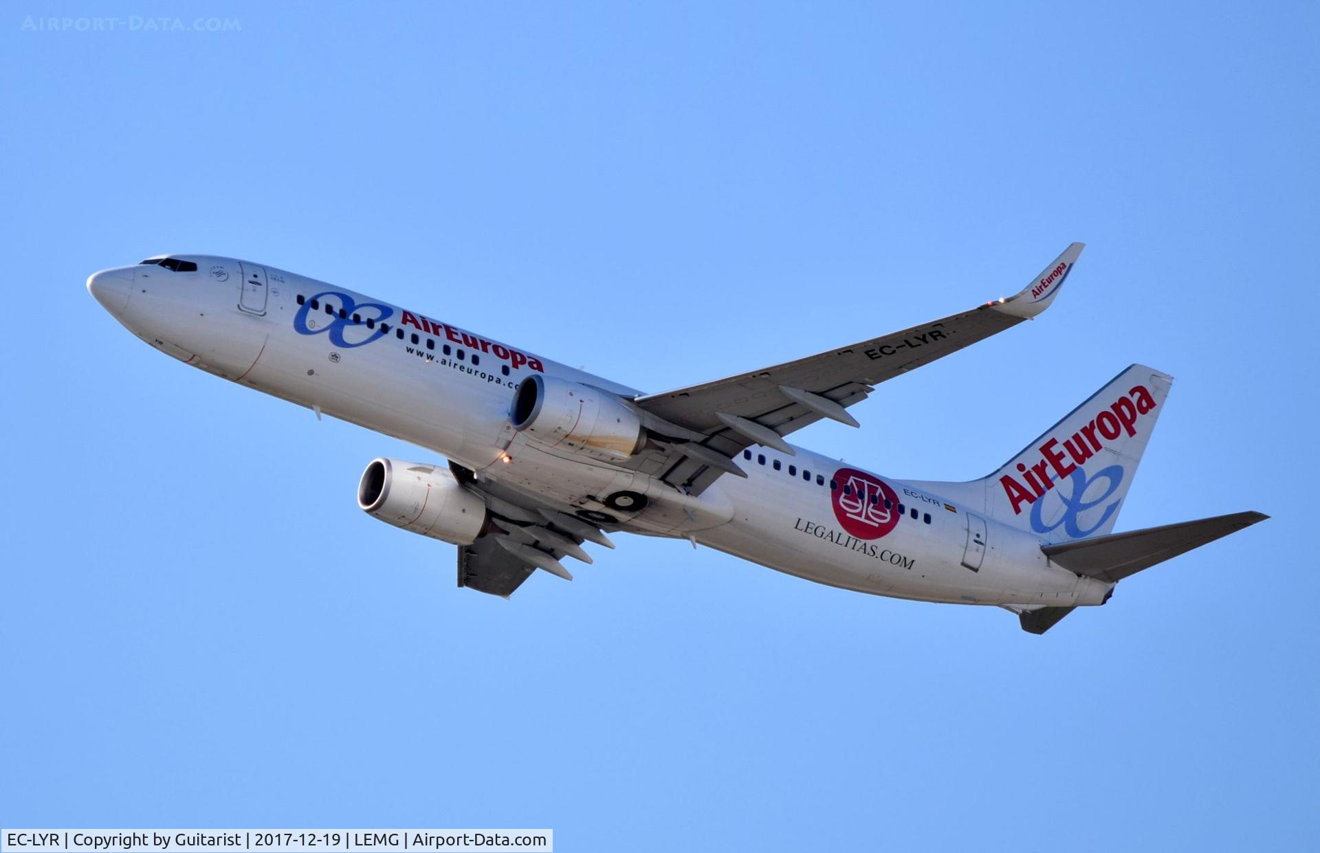 EC-LYR, 2013 Boeing 737-85P C/N 36595, At Malaga