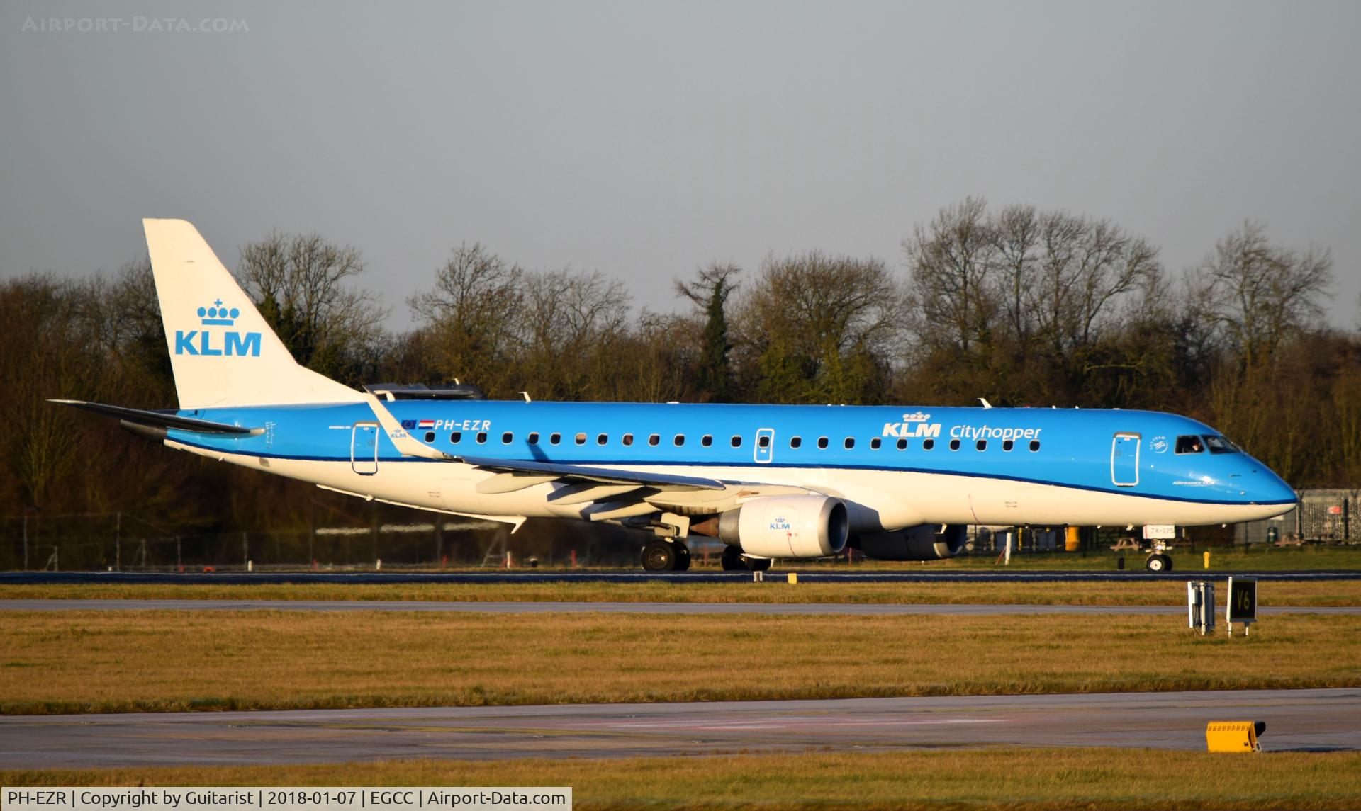 PH-EZR, 2010 Embraer 190LR (ERJ-190-100LR) C/N 19000375, At Manchester