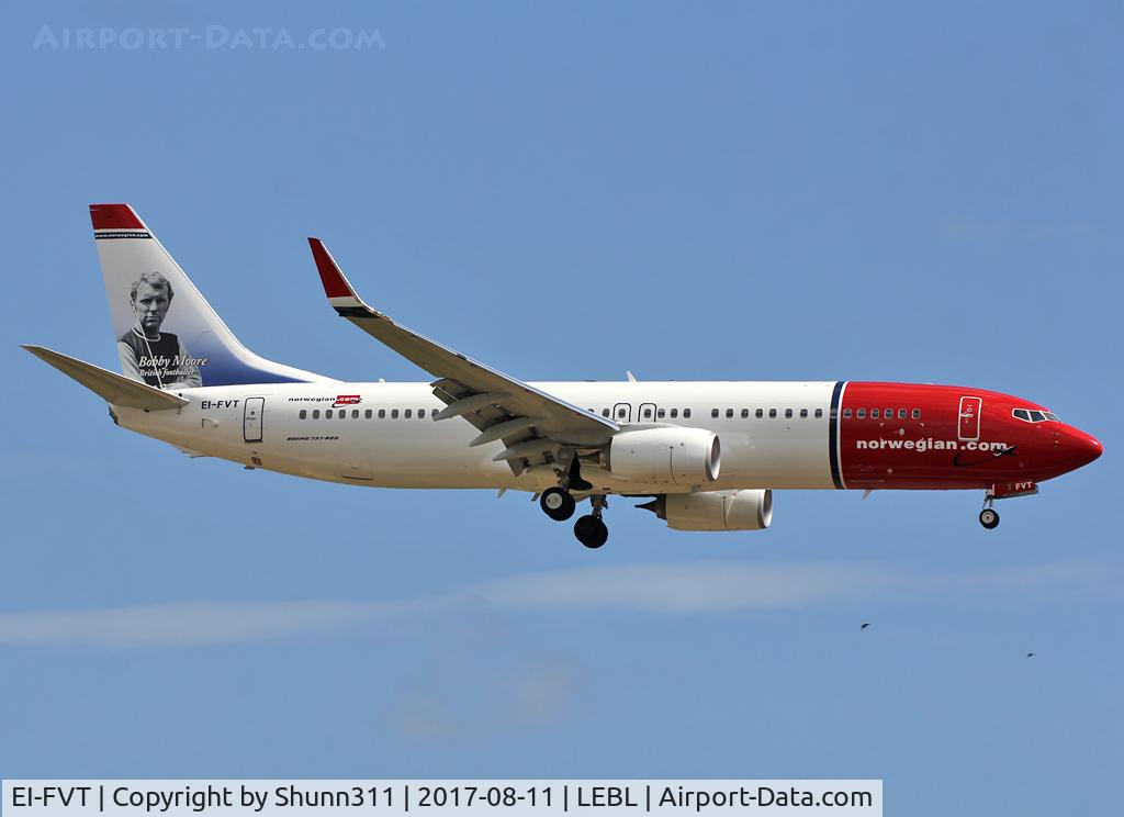EI-FVT, 2017 Boeing 737-8JP C/N 42280, Landing rwy 25R
