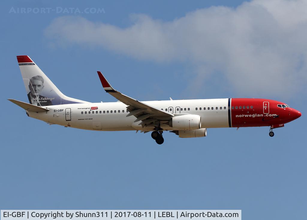 EI-GBF, 2013 Boeing 737-8JP C/N 39022, Landing rwy 25R