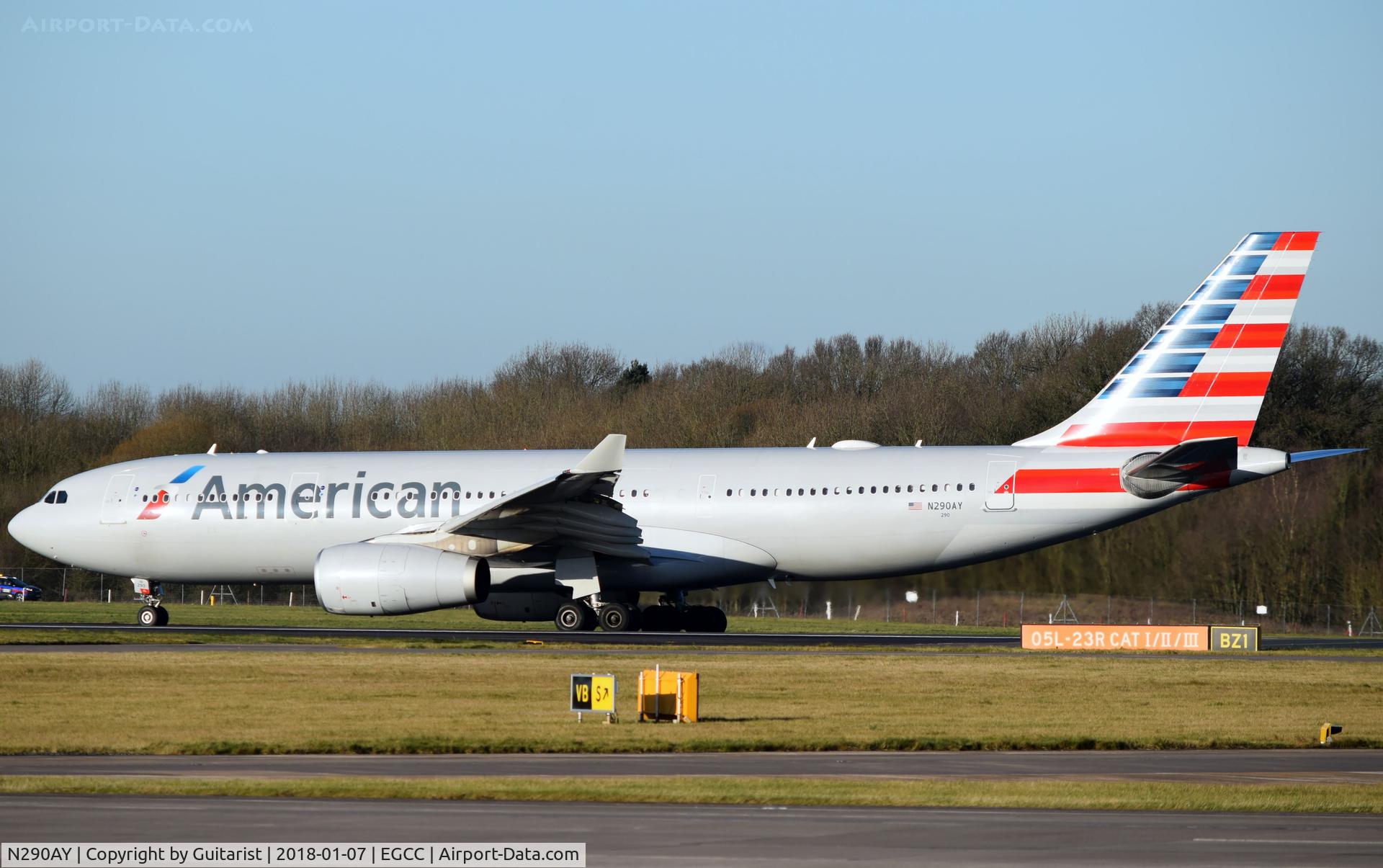 N290AY, 2013 Airbus A330-243 C/N 1480, At Manchester