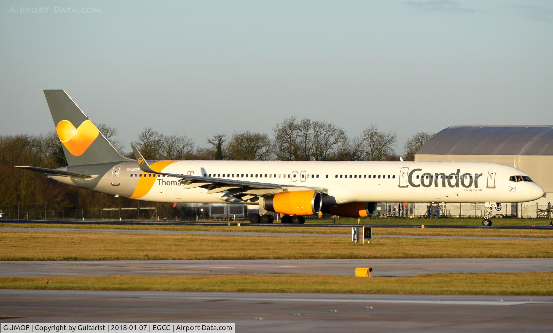 G-JMOF, 1999 Boeing 757-330 C/N 29013, At Manchester