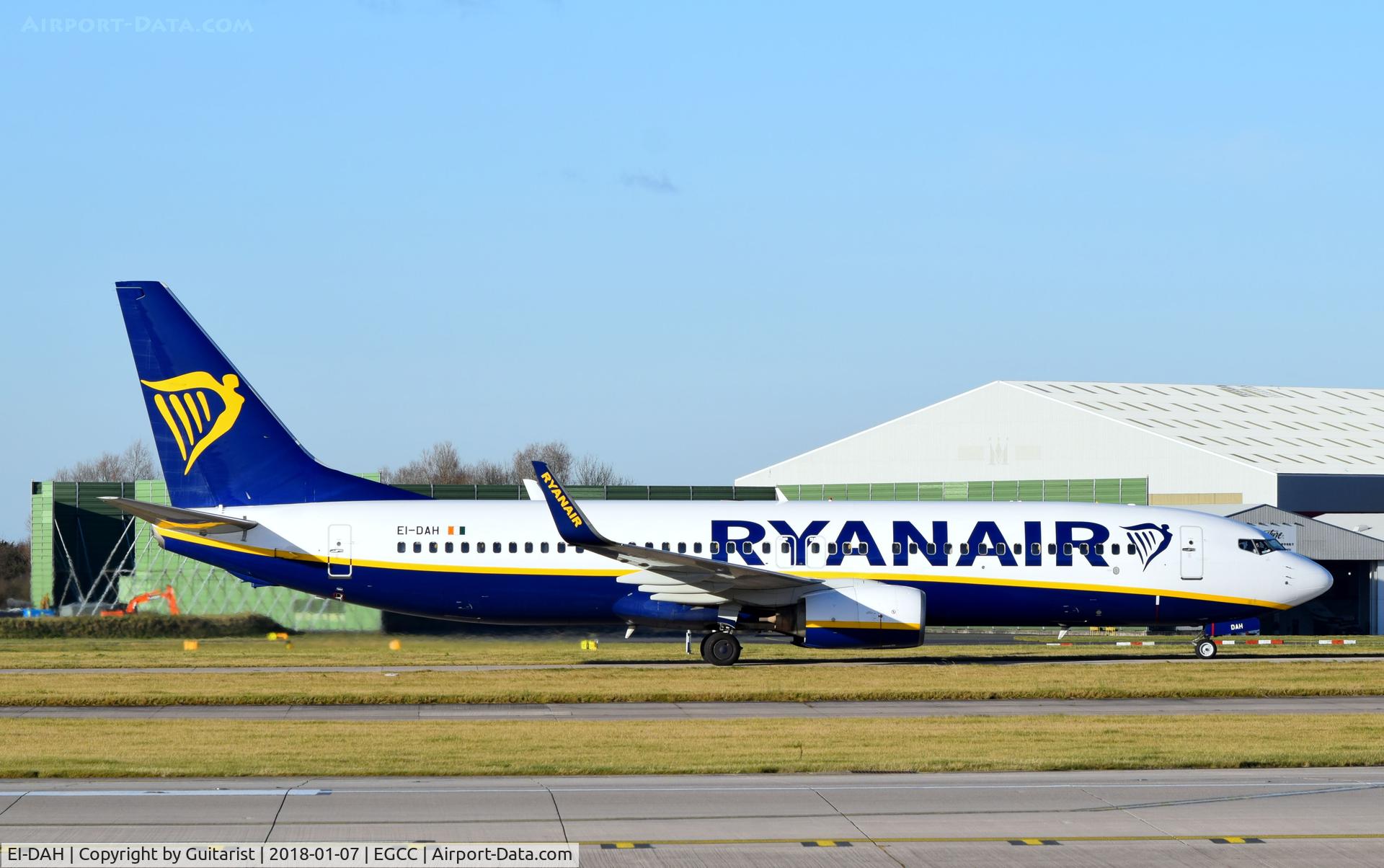 EI-DAH, 2003 Boeing 737-8AS C/N 33546, At Manchester