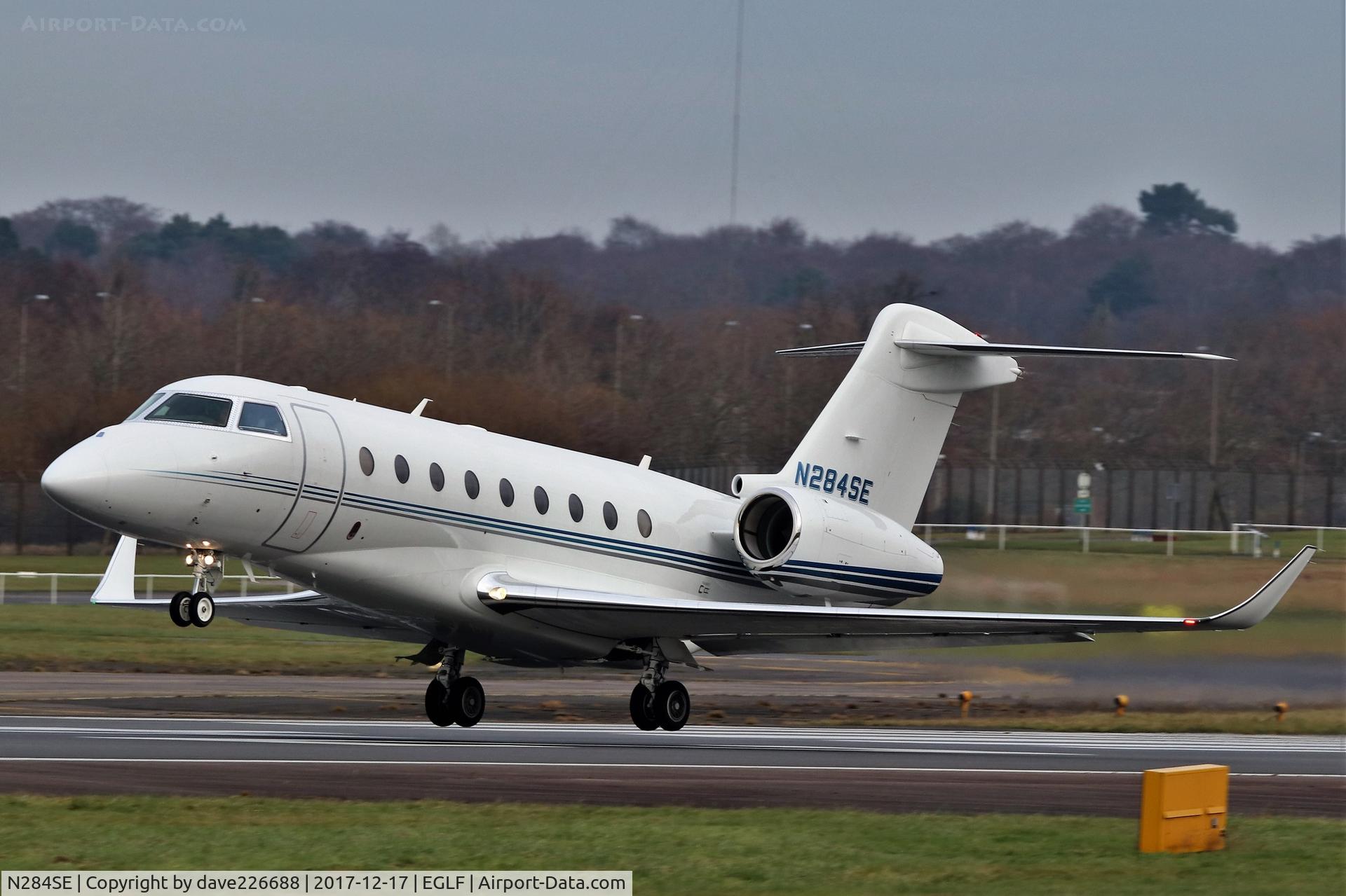 N284SE, 2016 Israel Aircraft Industries Gulfstream G280 C/N 2115, N284SE departing Farnborough on 24