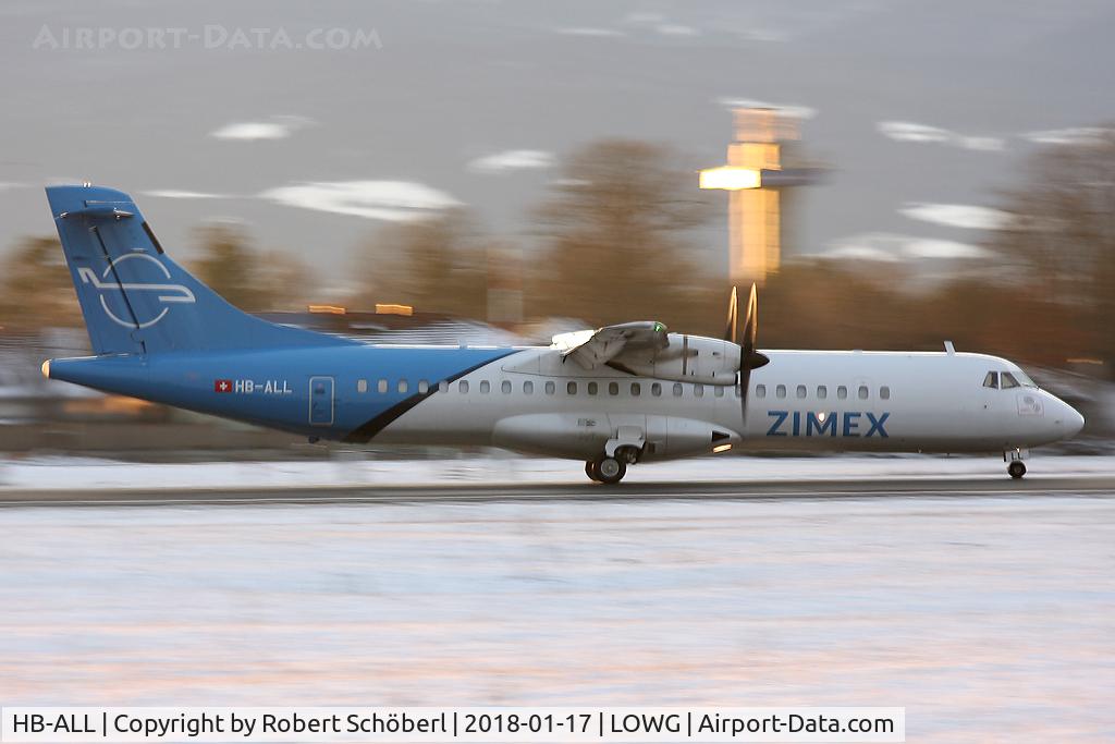 HB-ALL, 1994 ATR 72-202F C/N 411, HB-ALL @ LOWG