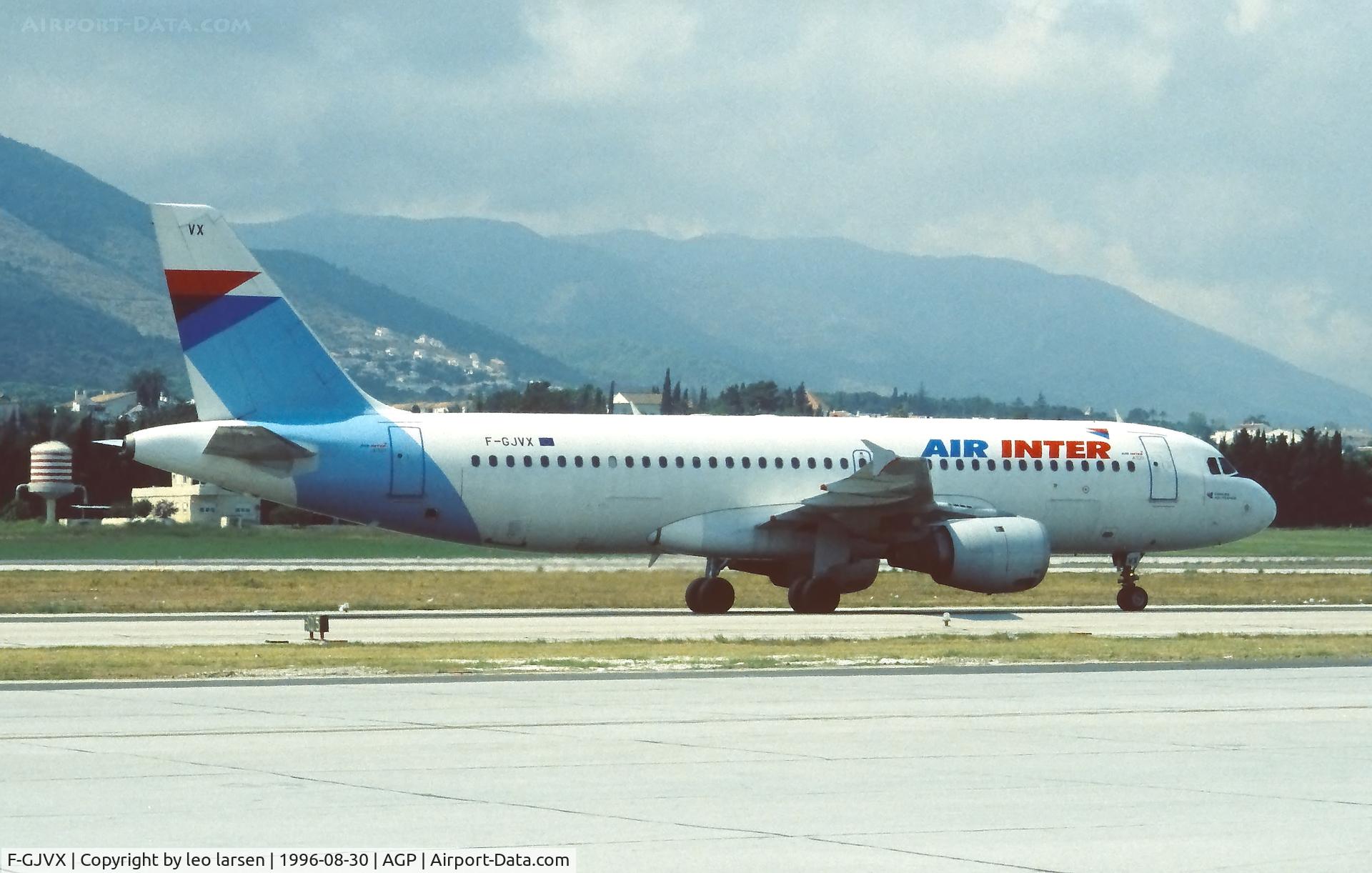 F-GJVX, 1993 Airbus A320-212 C/N 420, Malaga 30.8.1996