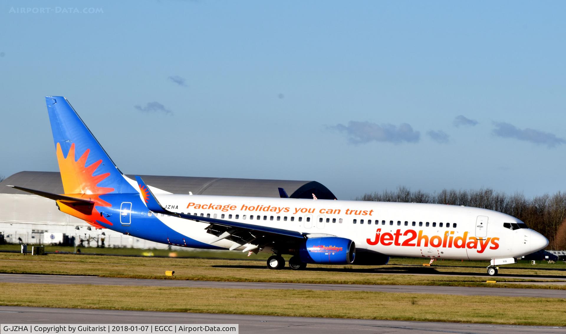 G-JZHA, 2001 Boeing 737-8K5 C/N 30417, At Manchester