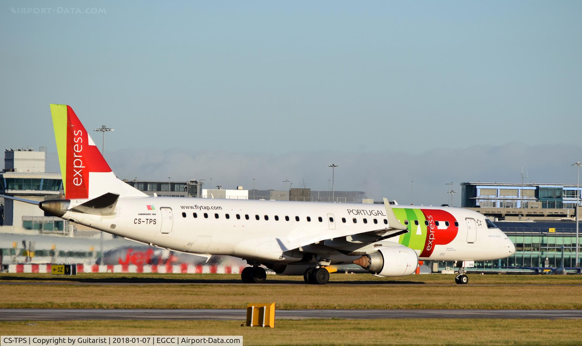 CS-TPS, 2011 Embraer 190LR (ERJ-190-100LR) C/N 19000493, At Manchester