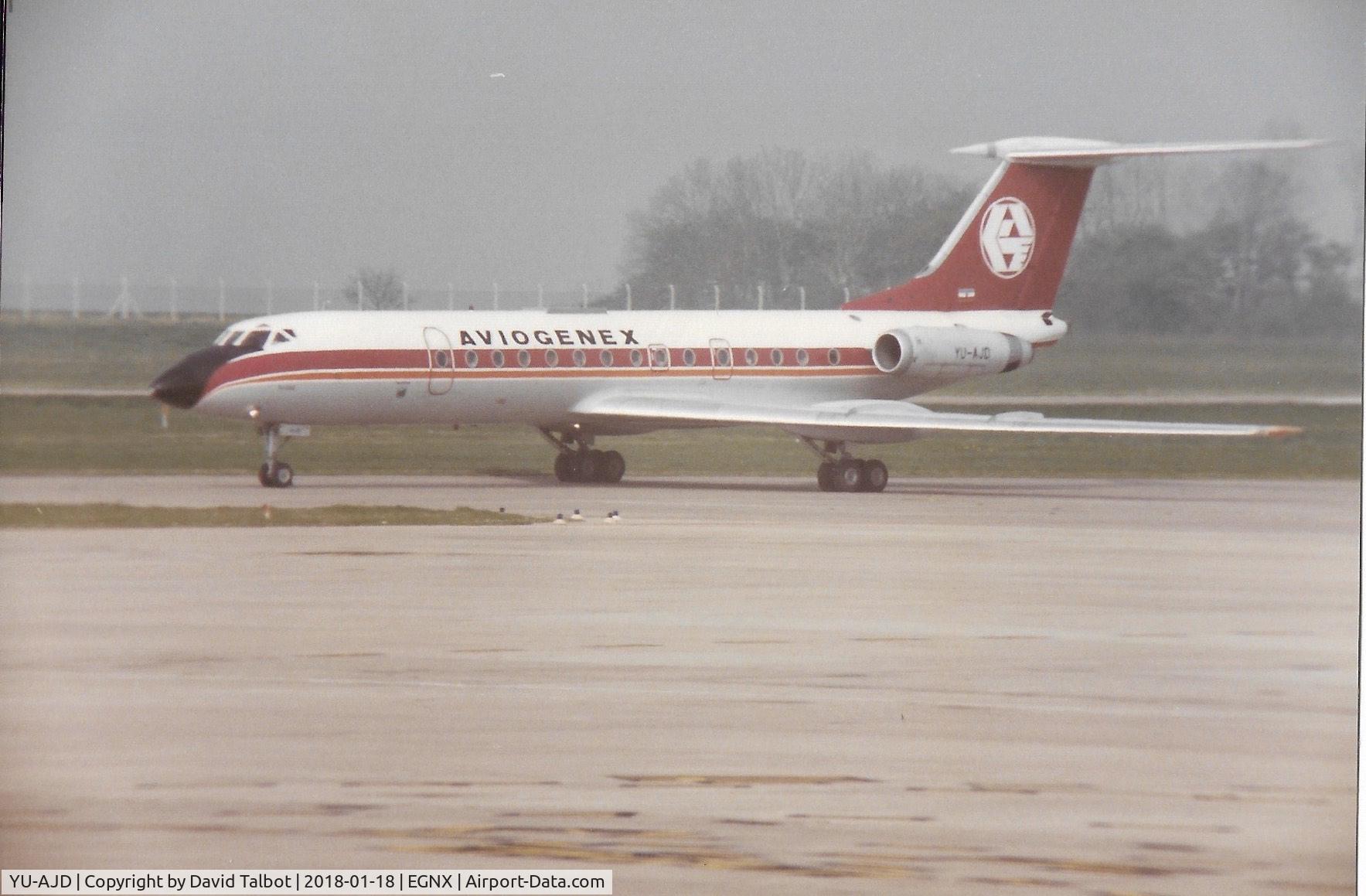 YU-AJD, 1972 Tupolev Tu-134A C/N 2351508, 1984/5?