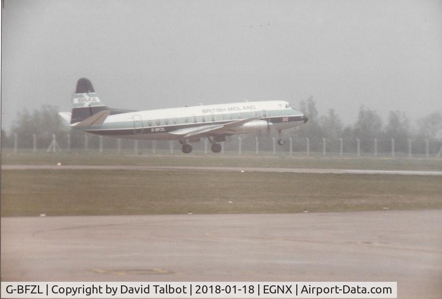 G-BFZL, 1959 Vickers Viscount 816 C/N 435, 1984/5