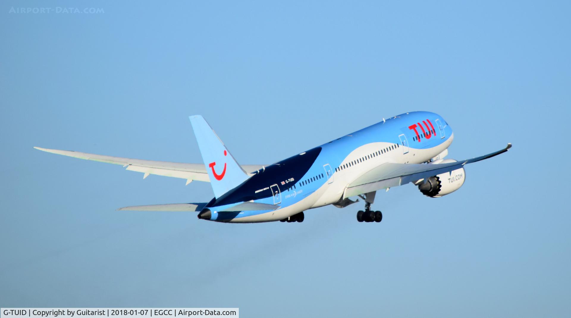 G-TUID, 2013 Boeing 787-8 Dreamliner C/N 36424, At Manchester