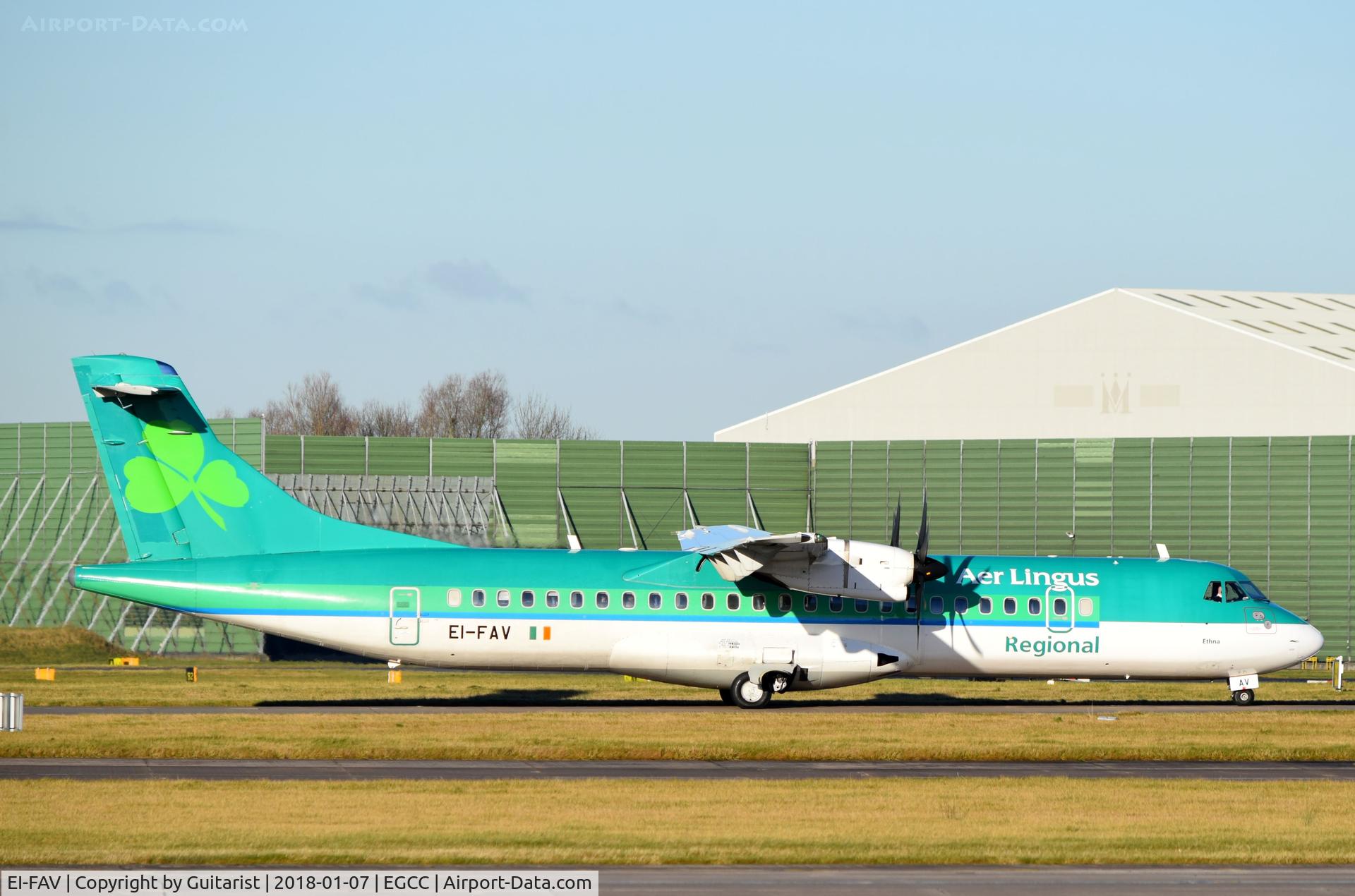 EI-FAV, 2013 ATR 72-600 (72-212A) C/N 1105, At Manchester