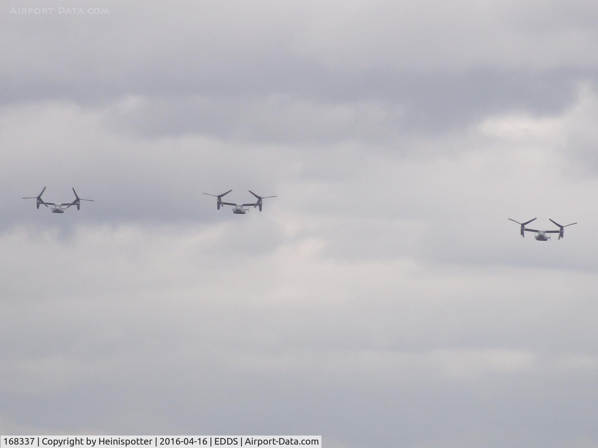 168337, Bell-Boeing MV-22B Osprey C/N D0240, 168337 at Stuttgart Airport.