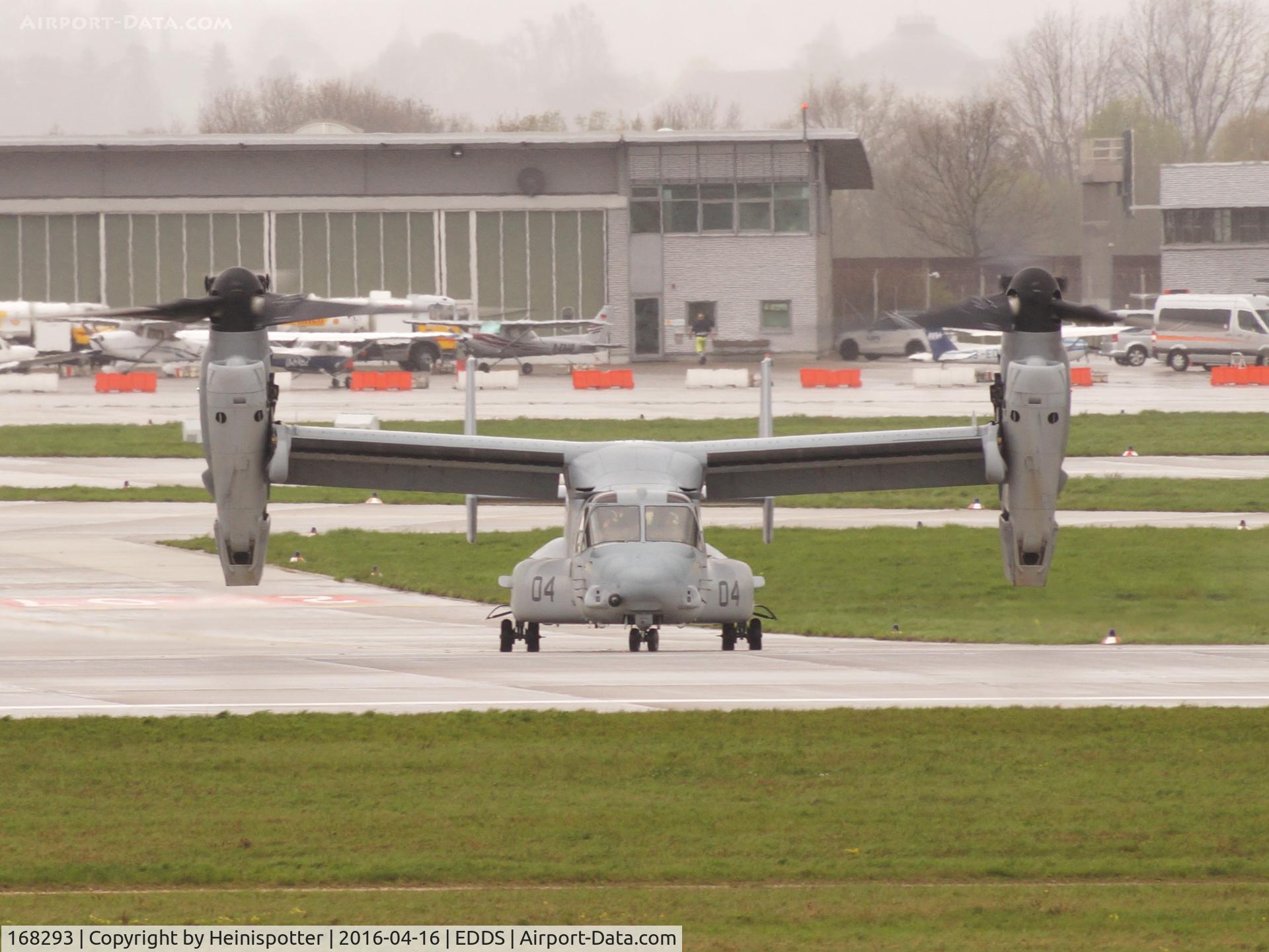 168293, Bell-Boeing MV-22B Osprey C/N D0210, 168293 at Stuttgart Airport.