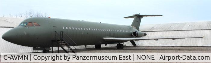 G-AVMN, 1968 BAC 111-510ED One-Eleven C/N BAC.142, G-AVMN is now a piece in the exhibition at the Panzermuseum East, located in Slagelse, Denmark.