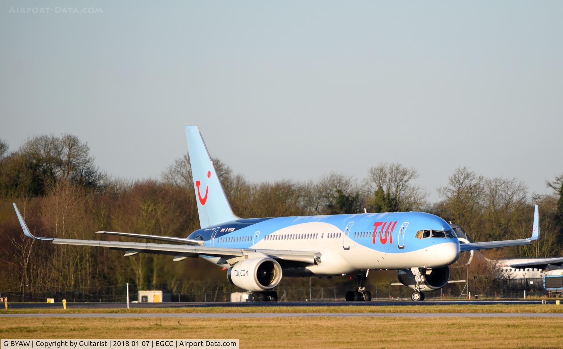 G-BYAW, 1995 Boeing 757-204 C/N 27234, At Manchester