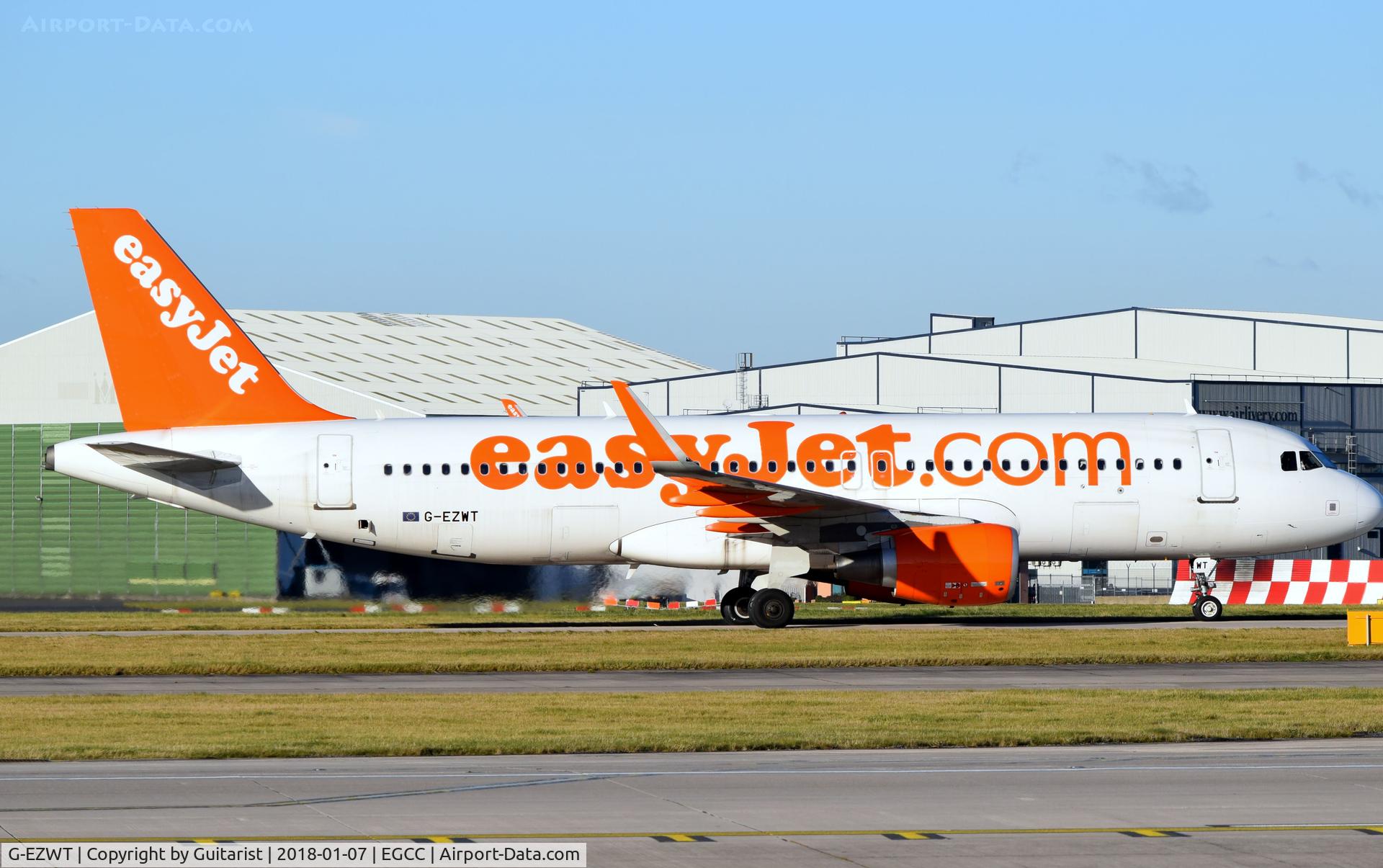 G-EZWT, 2014 Airbus A320-214 C/N 6047, At Manchester