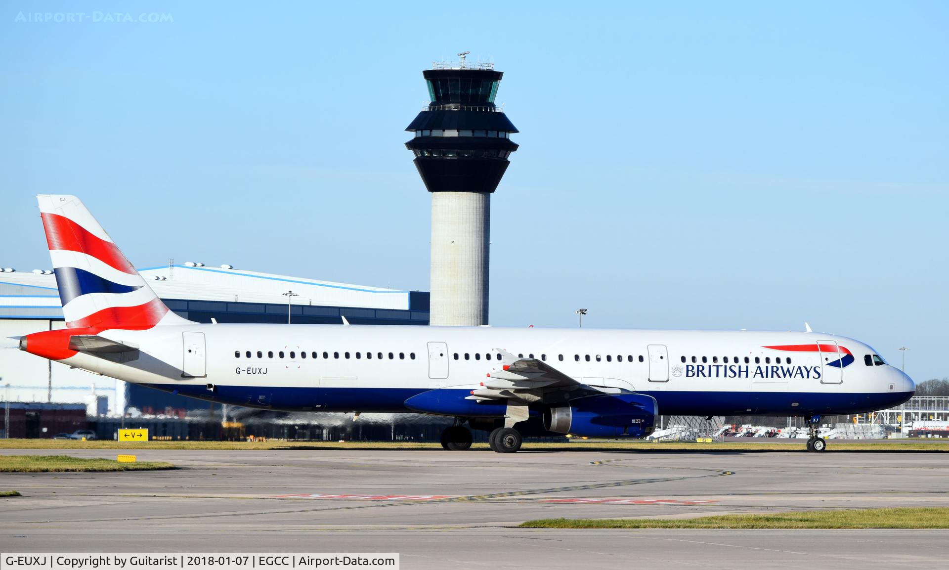 G-EUXJ, 2007 Airbus A321-231 C/N 3081, At Manchester