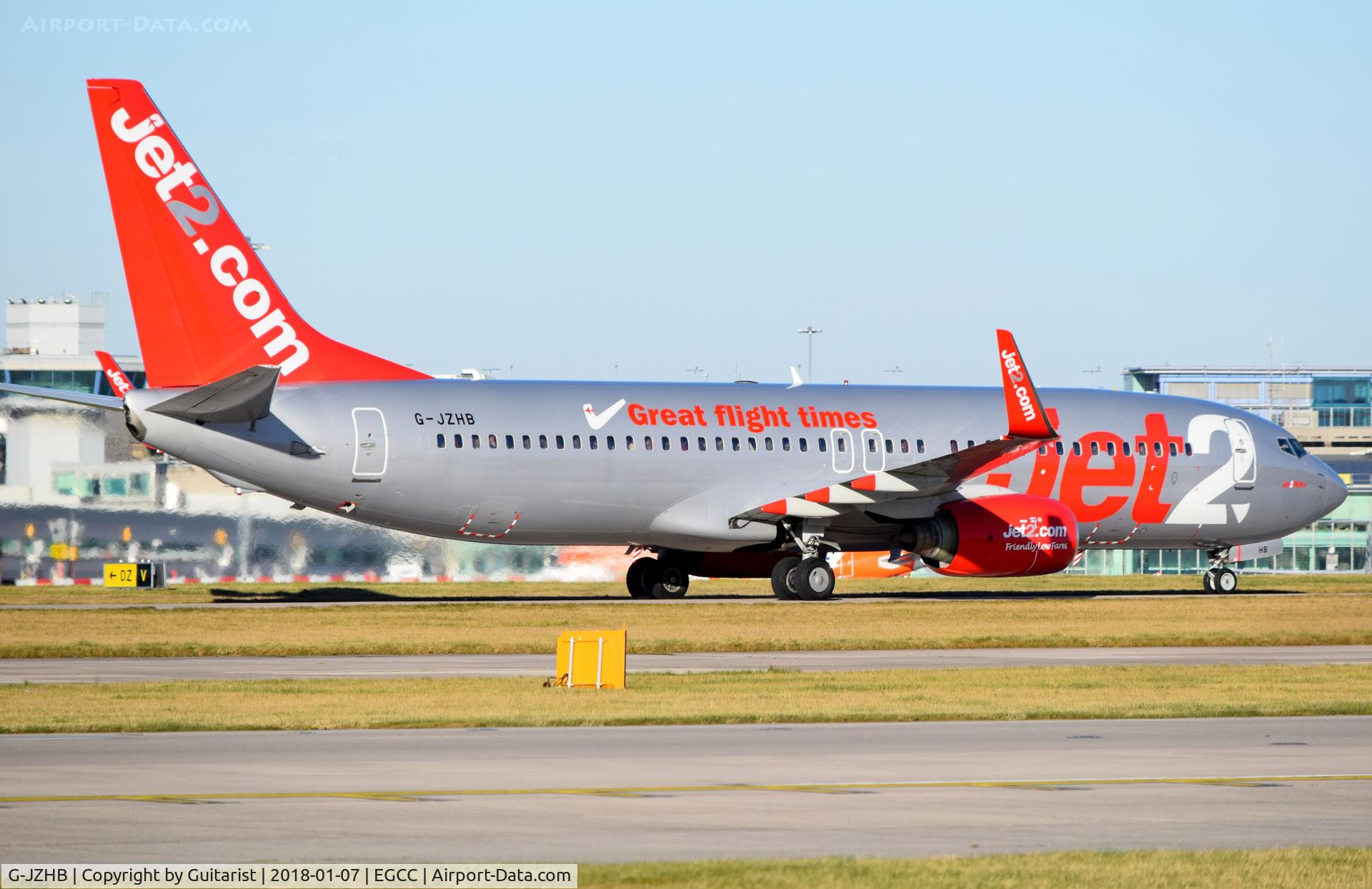 G-JZHB, 2000 Boeing 737-8K5 C/N 28623, At Manchester