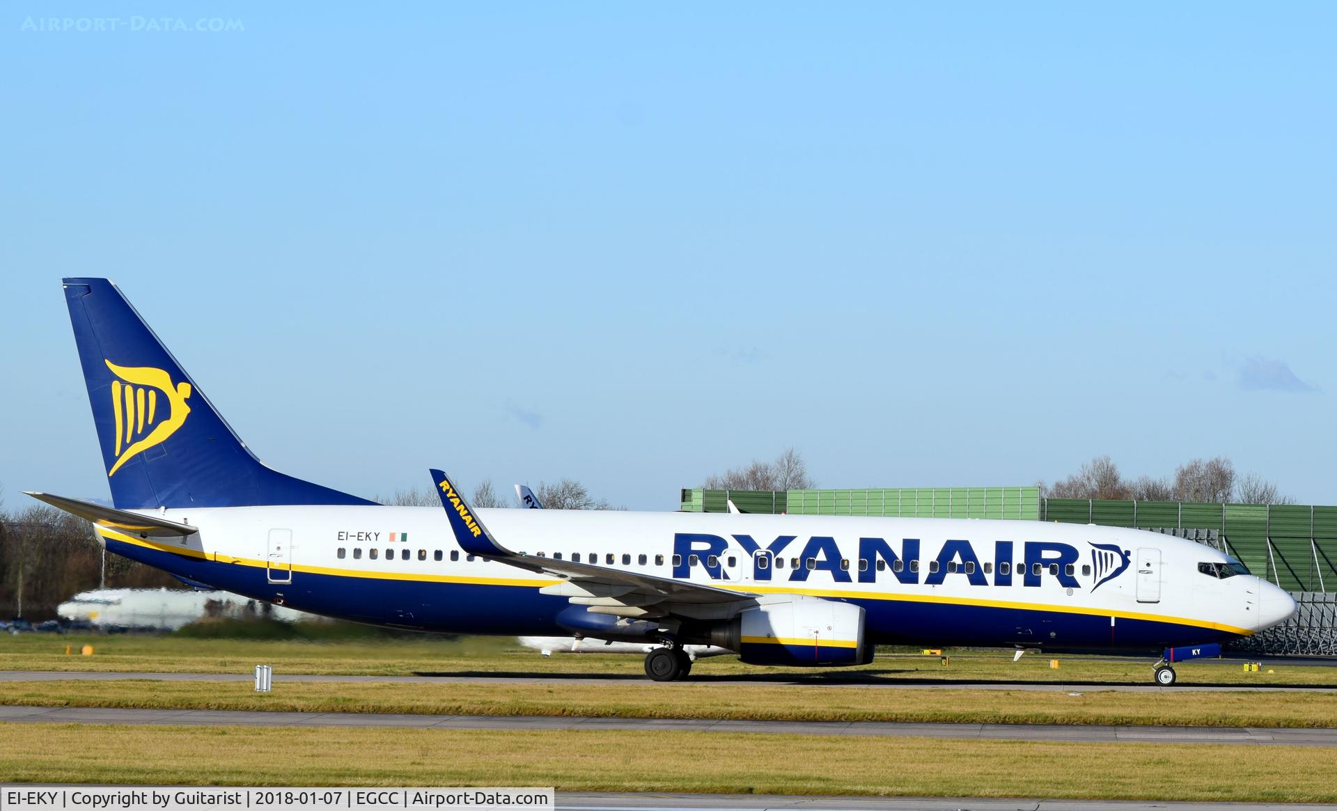 EI-EKY, 2010 Boeing 737-8AS C/N 35031, At Manchester