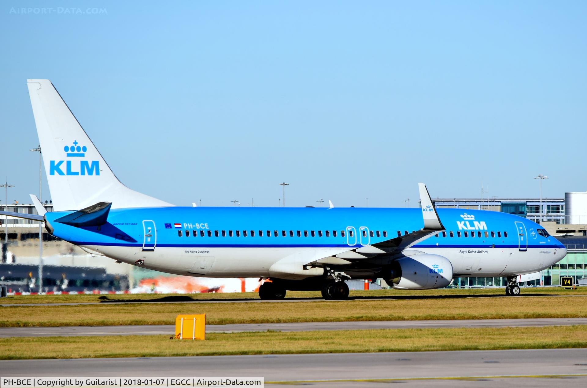 PH-BCE, 2014 Boeing 737-8K2 C/N 42151, At Manchester