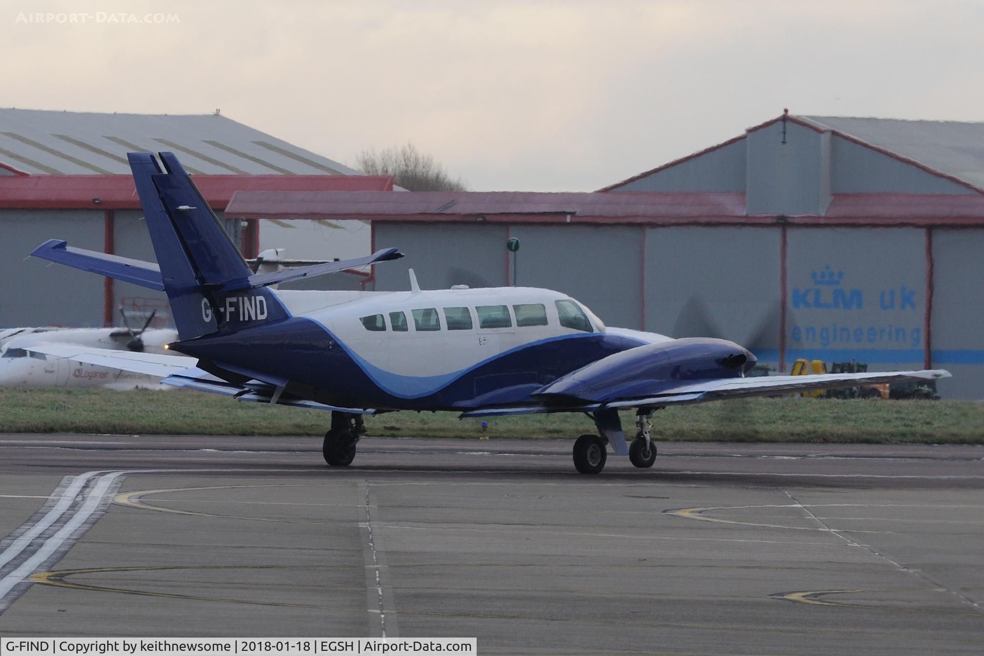G-FIND, 1989 Reims F406 Caravan II C/N F406-0045, Return Visitor.