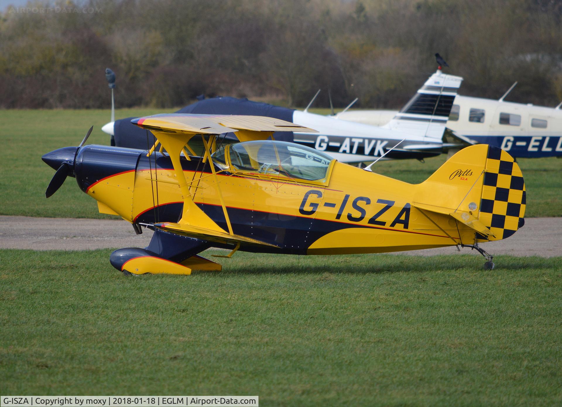 G-ISZA, 1977 Aerotek Pitts S-2A Special C/N 2137, Aerotek Pitts S-2A at White Waltham.