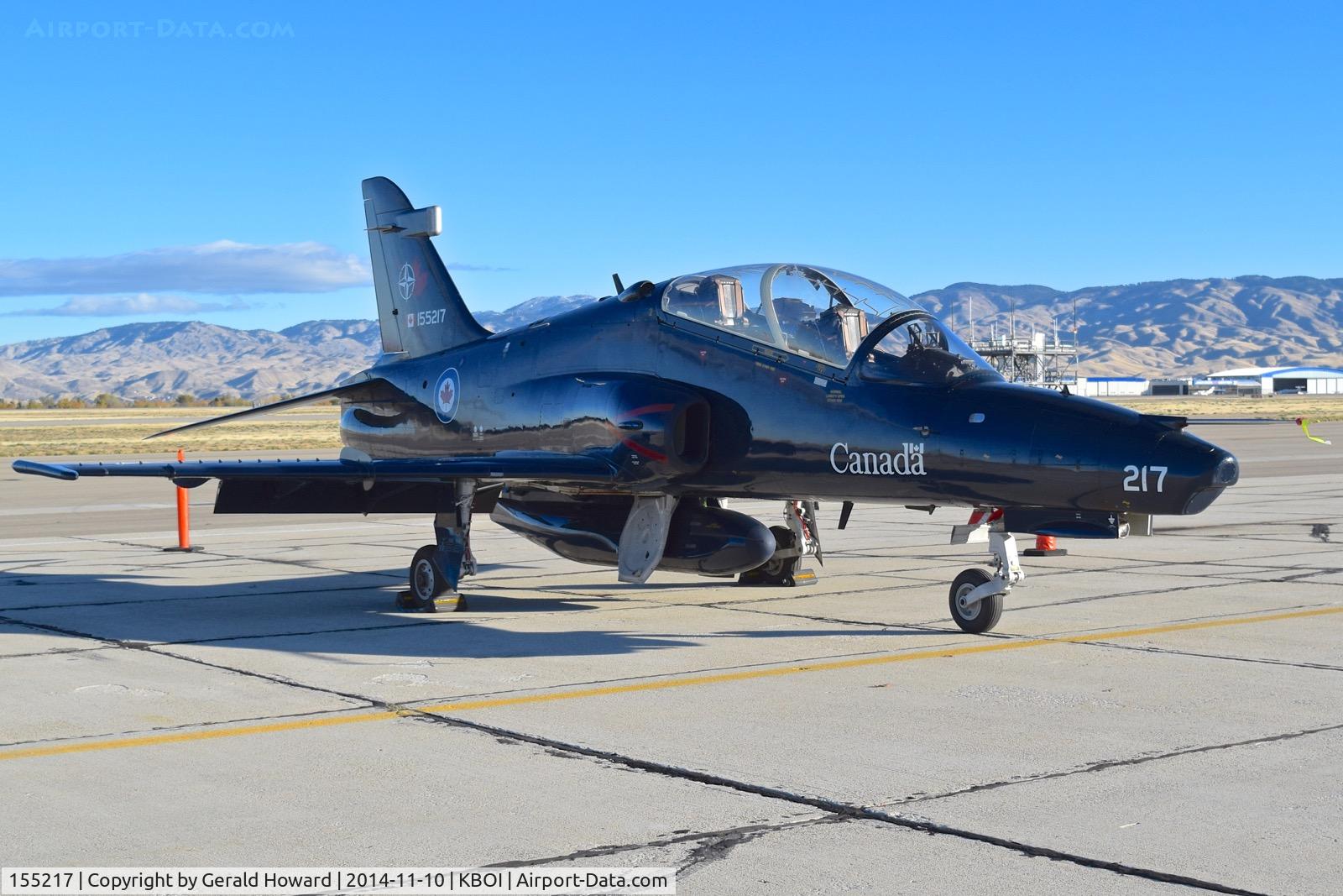155217, 2001 BAe Systems CT-155 Hawk C/N IT025/711, Parked on the south GA ramp. No.2 CFFTS, Moose Jaw, Saskatchewan, Canada.