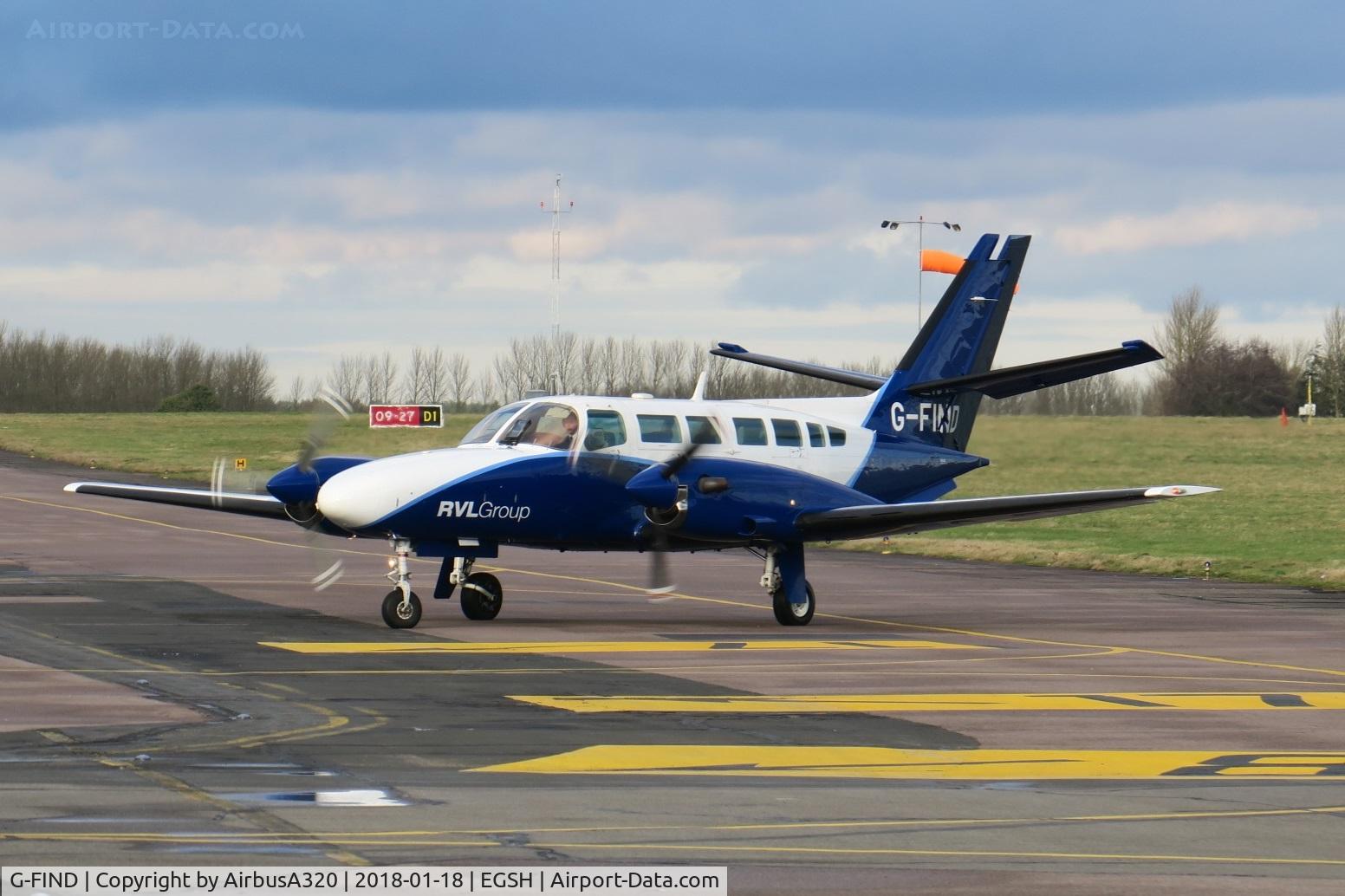 G-FIND, 1989 Reims F406 Caravan II C/N F406-0045, Seen arriving at NWI