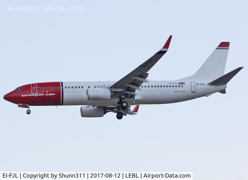 EI-FJL, 2016 Boeing 737-8JP C/N 42073, Landing rwy 25R