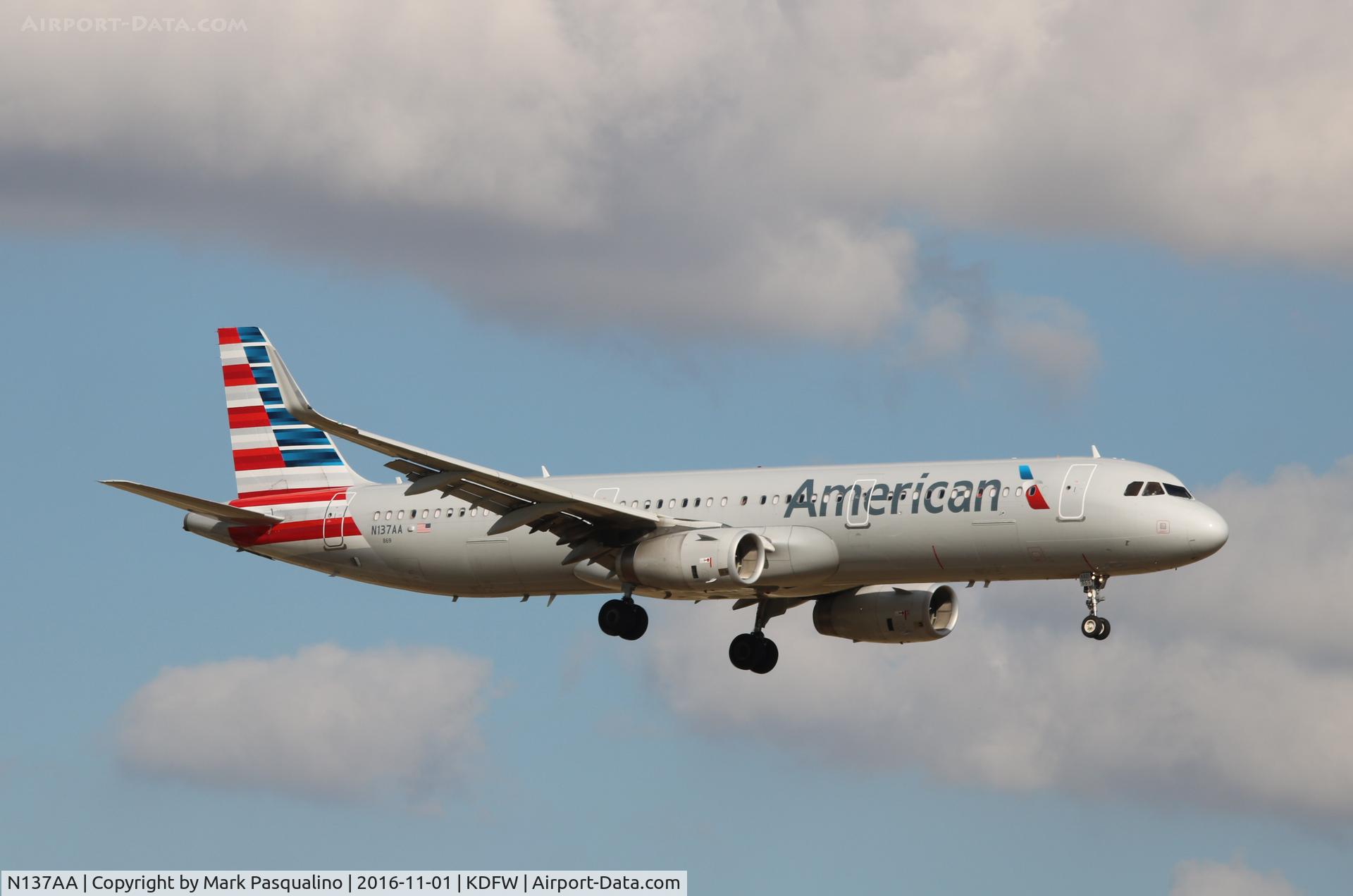 N137AA, 2015 Airbus A321-231 C/N 6647, Airbus A321