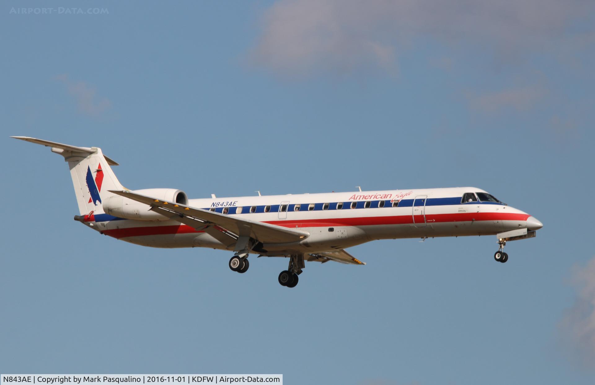 N843AE, 2003 Embraer ERJ-140LR (EMB-135KL) C/N 145680, EMB-135KL