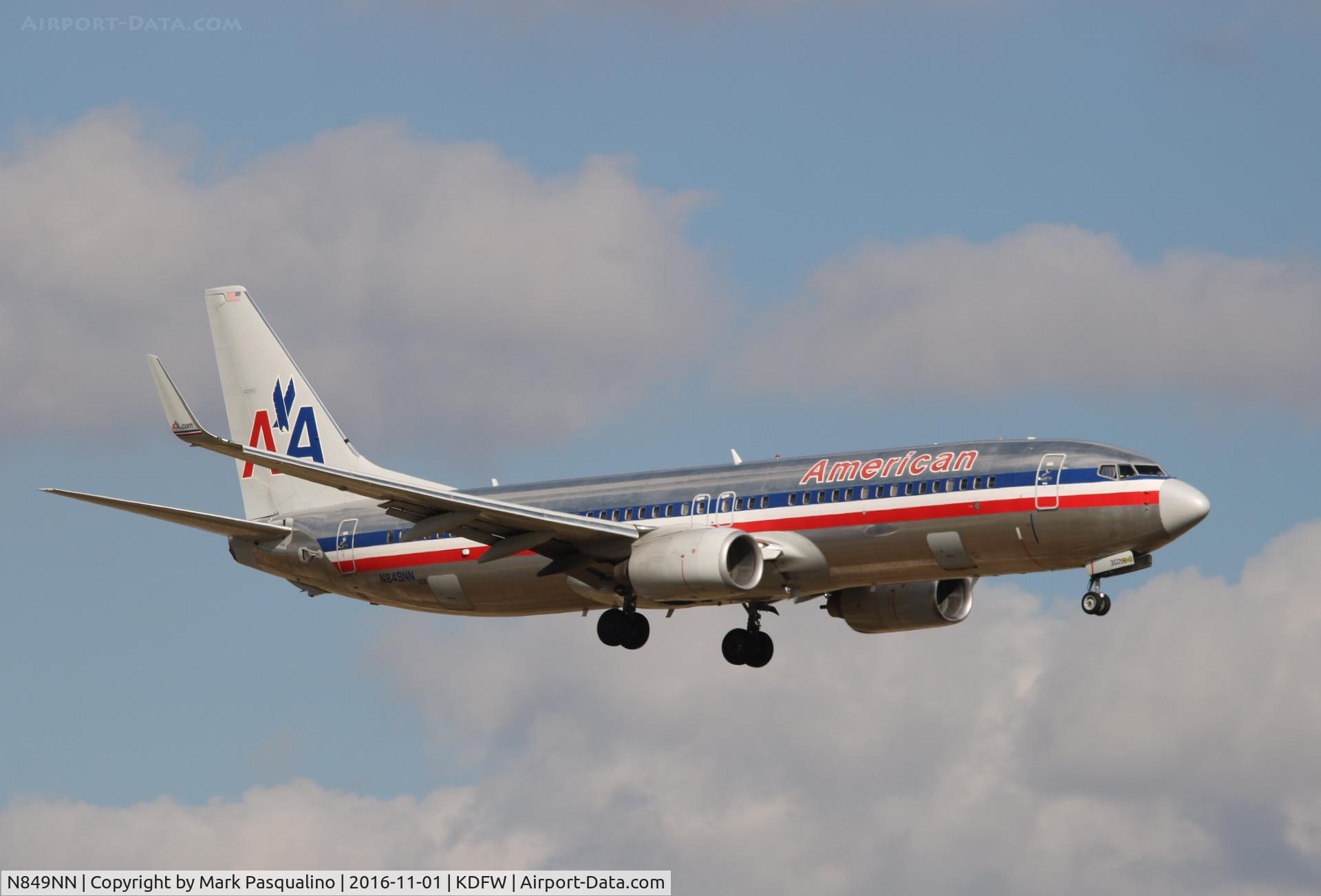 N849NN, Boeing 737-823 C/N 33213, Boeing 737-800