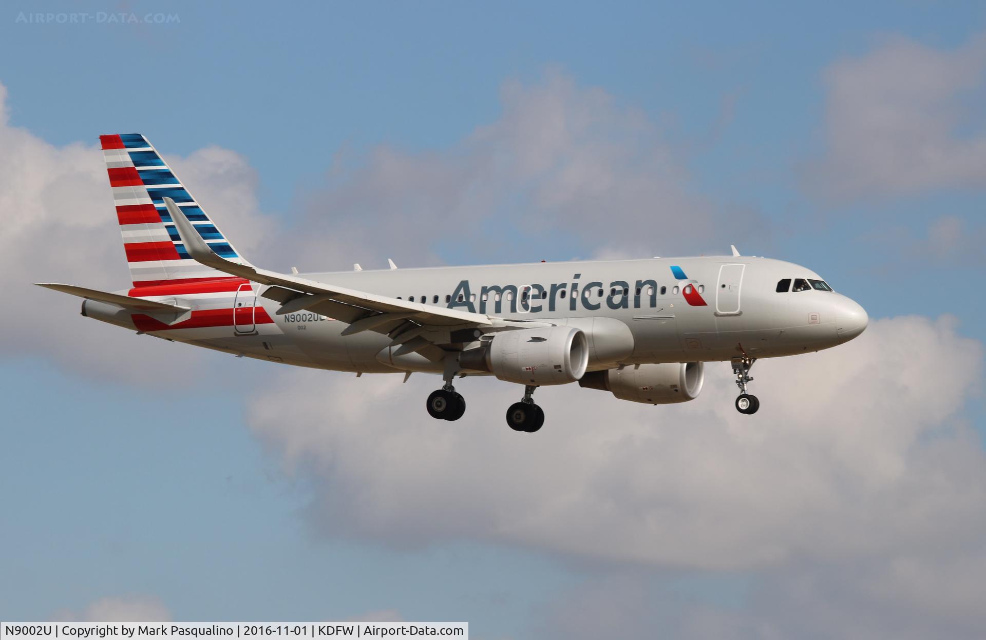 N9002U, 2013 Airbus A319-115 C/N 5698, Airbus A319