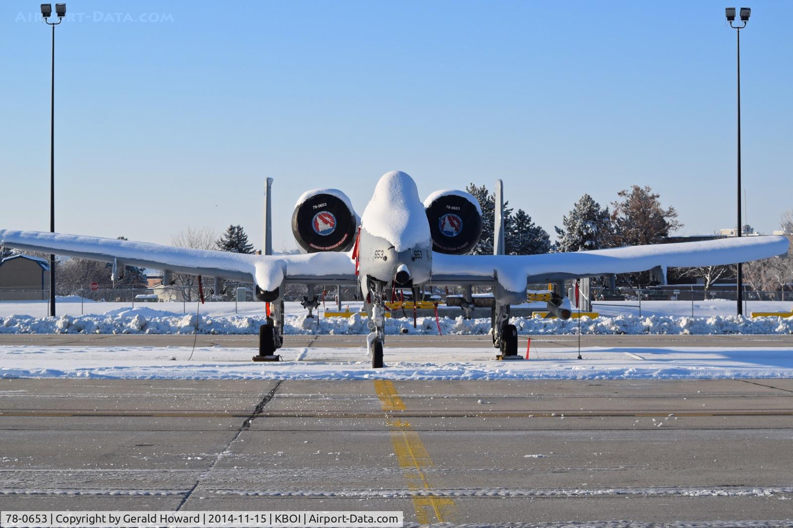 78-0653, 1978 Fairchild Republic A-10C Thunderbolt II C/N A10-0273, 190th Fighter Sq., 124th Fighter Wing, Idaho ANG.