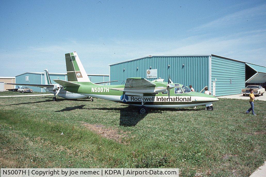 N5007H, 1973 Aero Commander 500S Shrike Commander Shrike Commander C/N 3117, 1976 DuPage airshow