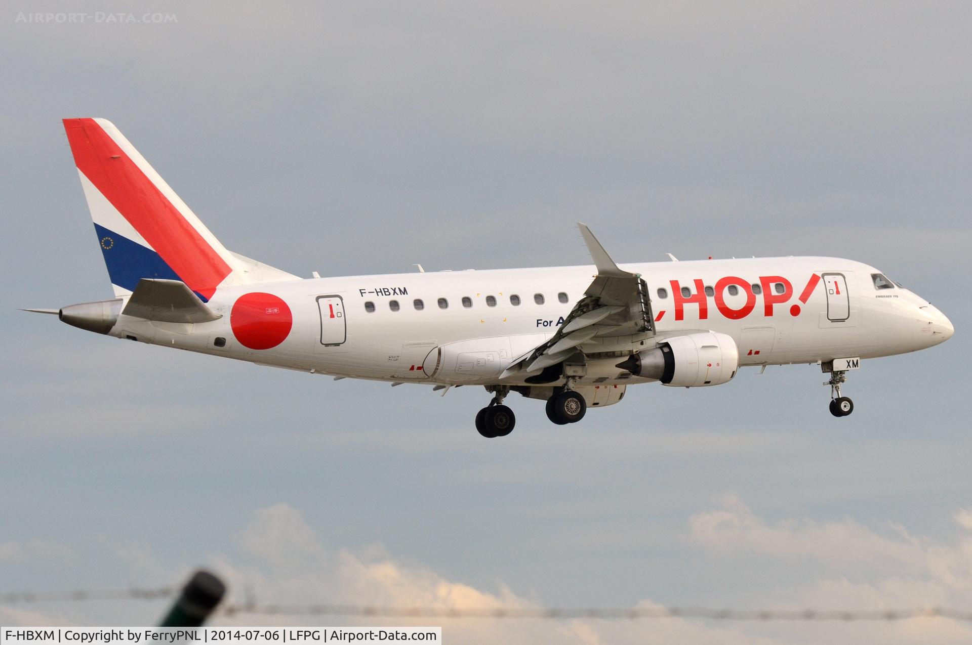 F-HBXM, 2003 Embraer 170LR (ERJ-170-100LR) C/N 17000010, Hop ERJ170 on short final