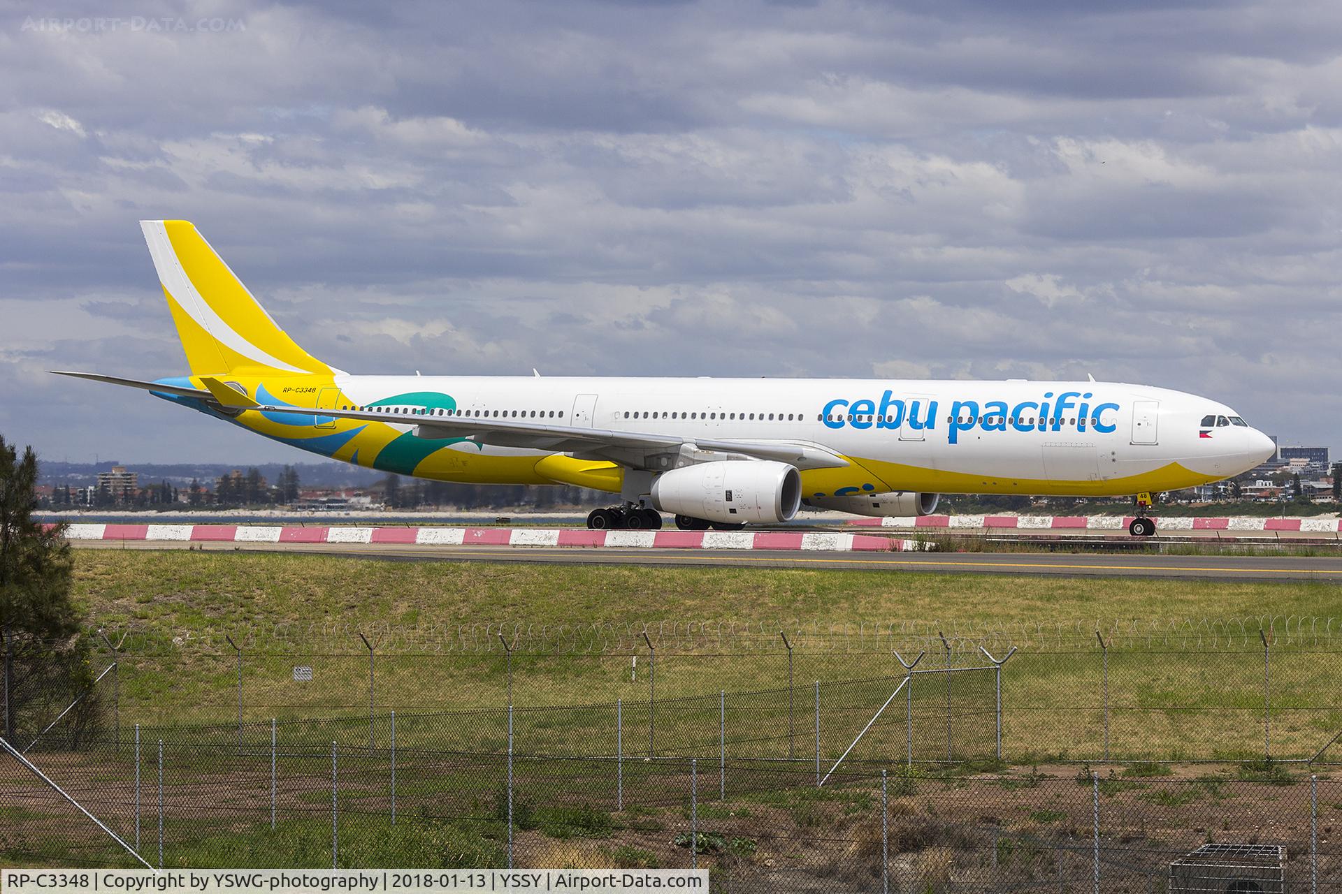 RP-C3348, 2017 Airbus A330-343 C/N 1789, Cebu Pacific (RP-C3348) Airbus A330-343 arriving at Sydney Airport