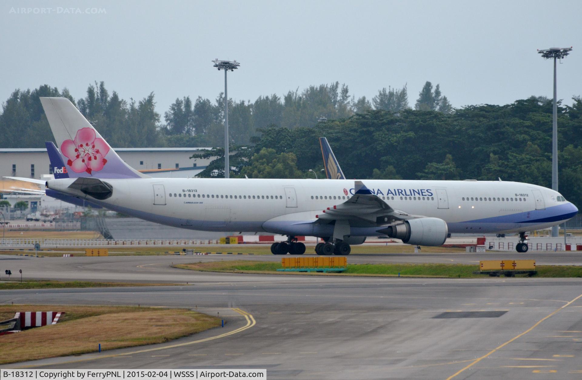 B-18312, 2006 Airbus A330-302 C/N 769, China Airlines A333 taxying for departure.
