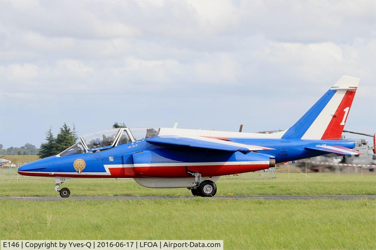 E146, Dassault-Dornier Alpha Jet E C/N E146, Dassault-Dornier Alpha Jet E (F-UHRR), Leader of Patrouille de France 2016, Avord Air Base 702 (LFOA) Open day 2016