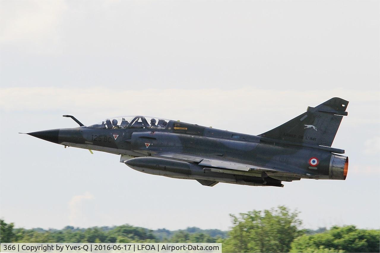 366, Dassault Mirage 2000N C/N 360, Dassault Mirage 2000N, Take off rwy 24, Avord Air Base 702 (LFOA) Open day 2016