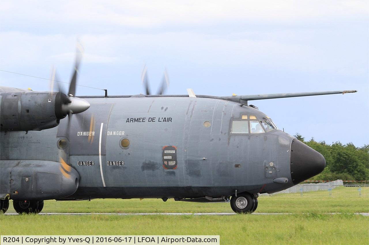 R204, Transall C-160R C/N 204, Transall C-160R, Taxiing, Avord Air Base 702 (LFOA) Open day 2016