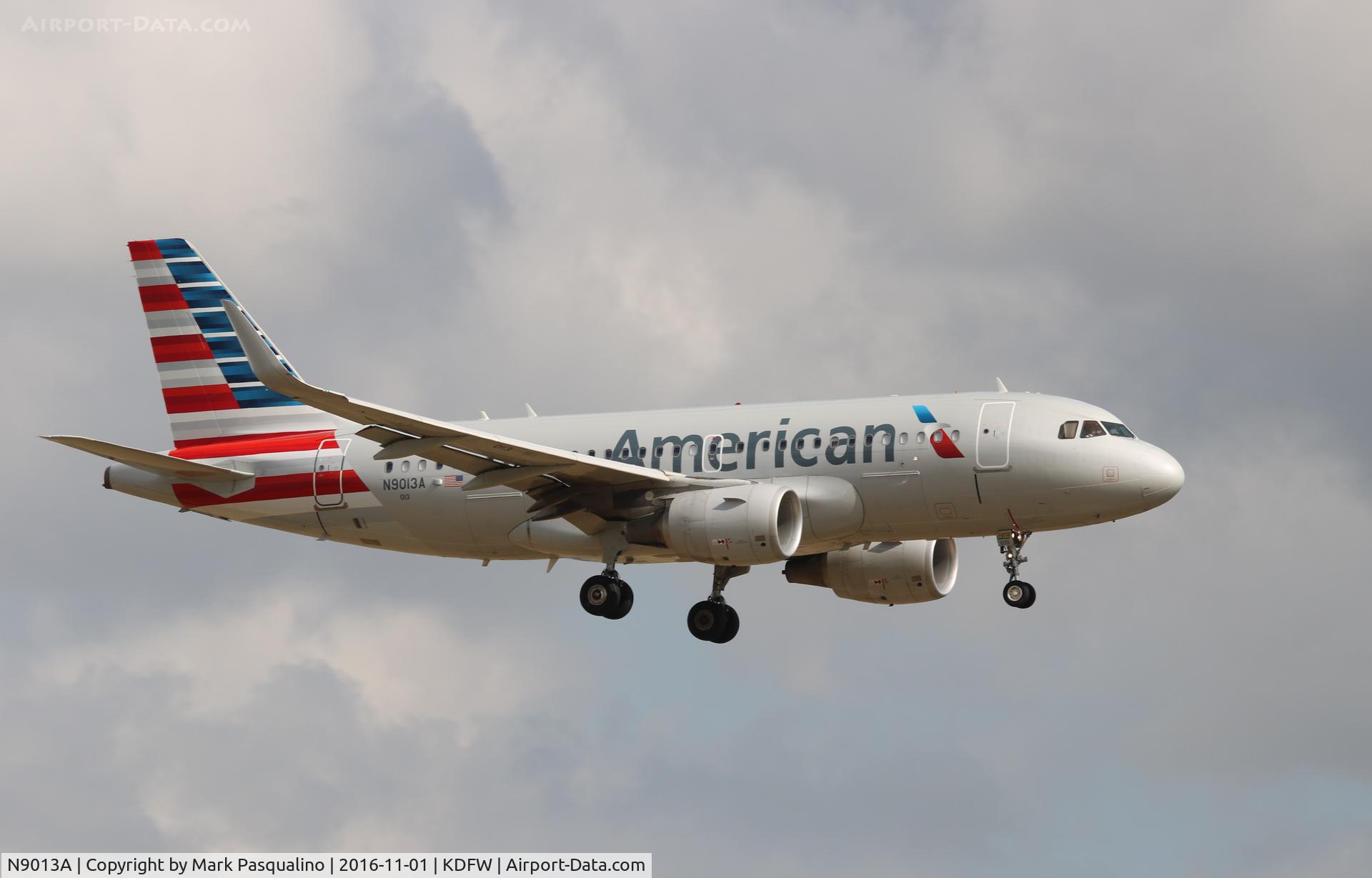 N9013A, 2013 Airbus A319-115 C/N 5827, Airbus A319