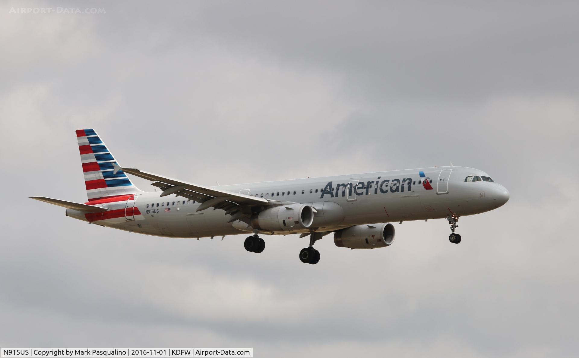 N915US, 2014 Airbus A321-231 C/N 6387, Airbus A321