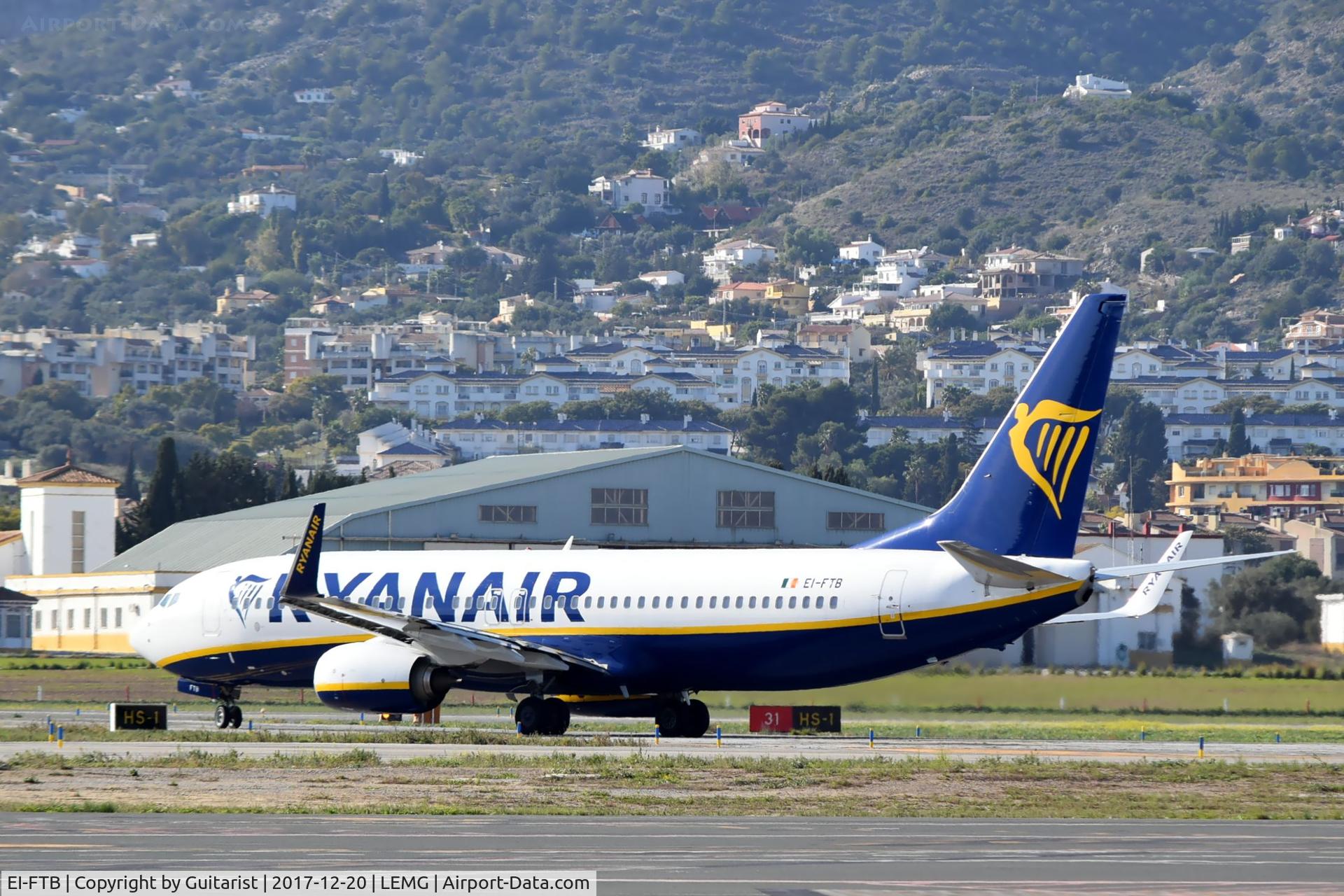 EI-FTB, 2016 Boeing 737-8AS C/N 44752, At Malaga
