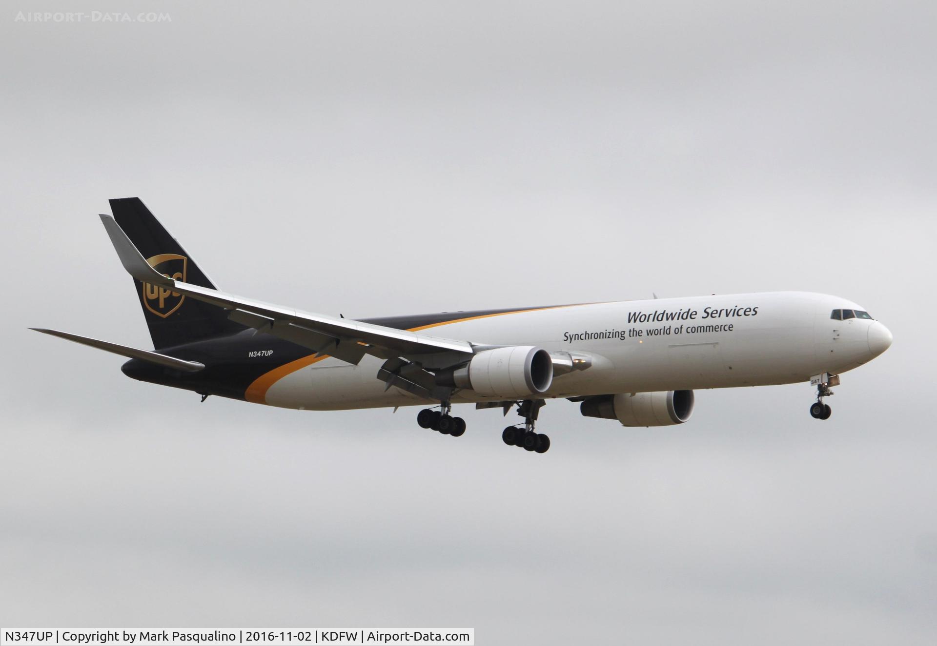 N347UP, 2012 Boeing 767-34A/ER C/N 37871, Boeing 767-34AER