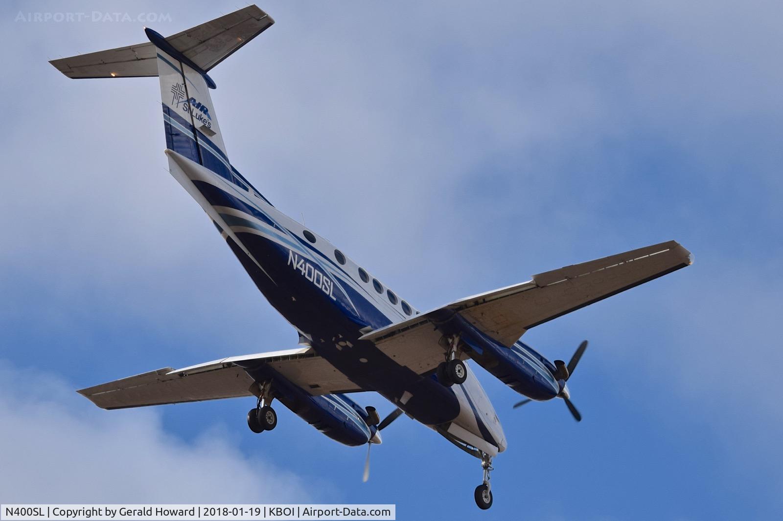 N400SL, 1980 Beech 200 Super King Air C/N BB-697, Landing RWY 28L.