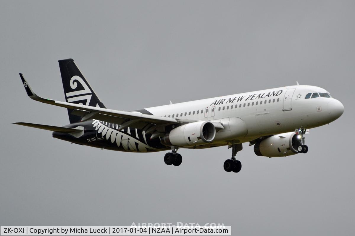 ZK-OXI, 2015 Airbus A320-232 C/N 6533, At Auckland