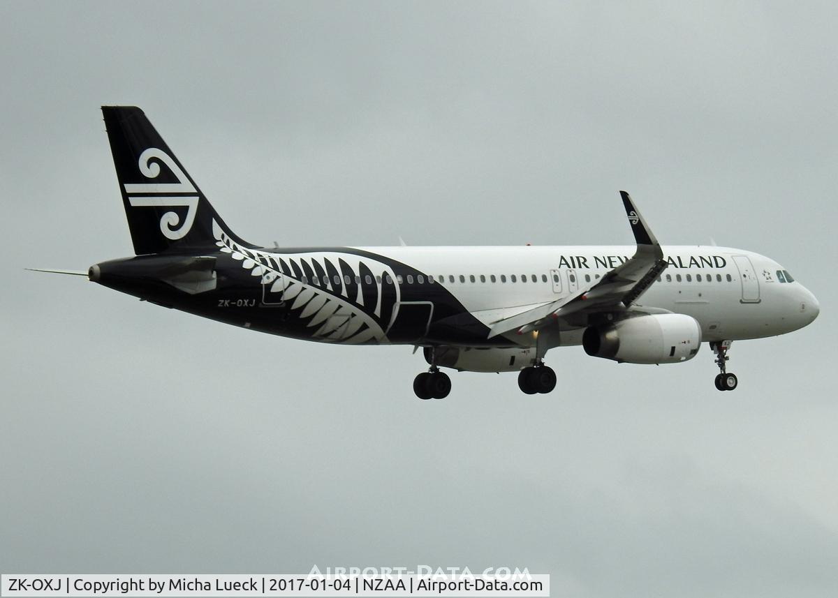 ZK-OXJ, 2015 Airbus A320-232 C/N 6694, At Auckland