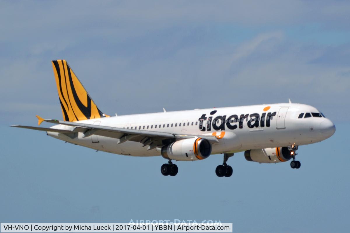 VH-VNO, 2009 Airbus A320-232 C/N 4053, At Brisbane